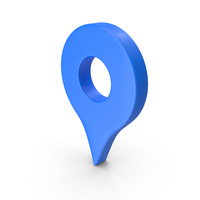 GOOGLE LOCATION BLUE PNG & PSD Images