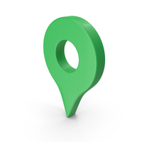 GOOGLE LOCATION GREEN PNG & PSD Images