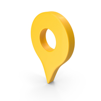 GOOGLE LOCATION YELLOW PNG & PSD Images