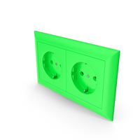 Green Wall Socket PNG & PSD Images