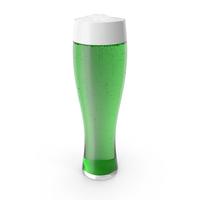 Glass With Green Beer Saint Patrick's Day Concept PNG & PSD Images