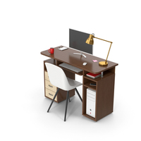 Computer Desk Set PNG & PSD Images