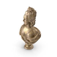 Marie Antoinette Bronze Bust PNG & PSD Images
