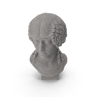 Girl Stone Bust PNG & PSD Images