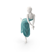 White Mannequin Pose With A Dress PNG & PSD Images