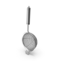 Hanging Kitchen Sieve Silver PNG & PSD Images