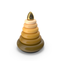Gold Toy Pyramid PNG & PSD Images
