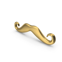 Gold Moustache PNG & PSD Images