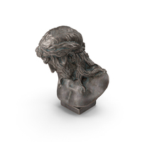 Christ Bronze Outdoor Bust PNG & PSD Images