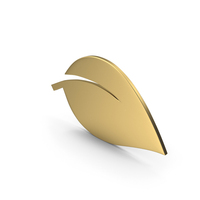 Gold Eco Icon PNG & PSD Images