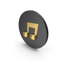 Gold Note Icon PNG & PSD Images