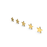 Gold Rating Stars PNG & PSD Images
