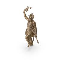 Soldier Victory Bronze Statue PNG & PSD Images