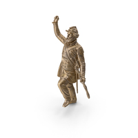 Soldier Bronze Statue PNG & PSD Images