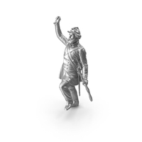 Soldier Metal Statue PNG & PSD Images