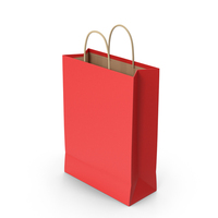 Paper Bag Red PNG & PSD Images