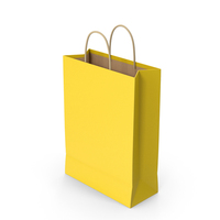 Paper Bag Yellow PNG & PSD Images