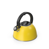 Tea Kettle Yellow PNG & PSD Images