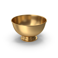 Gold Champagne Bowl PNG & PSD Images