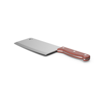 Cleaver Wooden Handle PNG & PSD Images