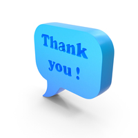 Speech Bubble Square Thank You PNG & PSD Images