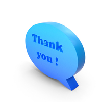 Speech Bubble Circle Thank You PNG & PSD Images