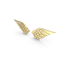 Gold Bird Wings PNG & PSD Images