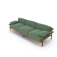 Triple Sofa Green PNG & PSD Images