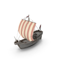 Medieval Cog Ship PNG & PSD Images