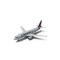 美国航空A320 PNG和PSD图像
