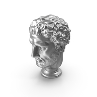 Ancient Metal Bust PNG & PSD Images