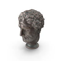 Ancient Bronze Outdoor Bust PNG & PSD Images