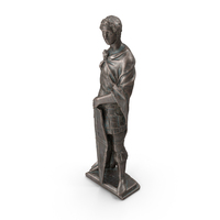 Saint George Bronze Outdoor Statue PNG & PSD Images