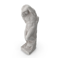 Unfinished Man Sculpture PNG & PSD Images