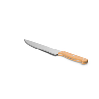 Wooden Handle Kitchen Knife PNG & PSD Images
