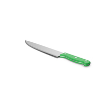 Green Kitchen Knife PNG & PSD Images