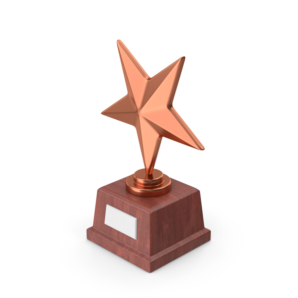 Star Trophy Awards Bronze PNG & PSD Images