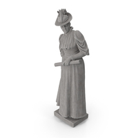 Emilie Marie Rovsing Stone Statue PNG & PSD Images