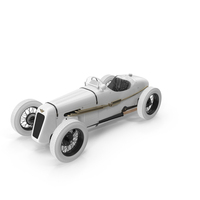 White Austin Seven Special Monoposto PNG & PSD Images