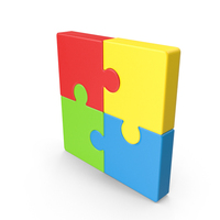 Colored Puzzle PNG & PSD Images