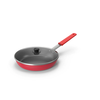 Red Frying Pan With Cap PNG & PSD Images