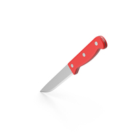 Small Red Kitchen Knife PNG & PSD Images