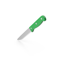Small Green Kitchen Knife PNG & PSD Images