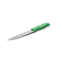Small Green Kitchen Knife PNG & PSD Images