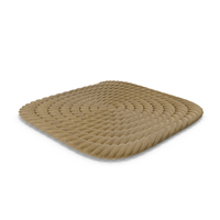 Small Square Rope Coaster PNG & PSD Images