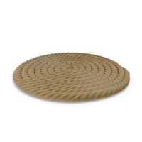 Small Round Rope Coaster PNG & PSD Images