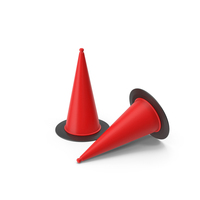 Red Traffic Cones PNG & PSD Images