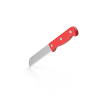 Small Red Kitchen Knife PNG & PSD Images
