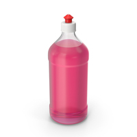 Pink Dishwashing Liquid Bottle PNG & PSD Images