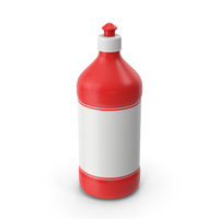 Red Dishwashing Liquid Bottle PNG & PSD Images